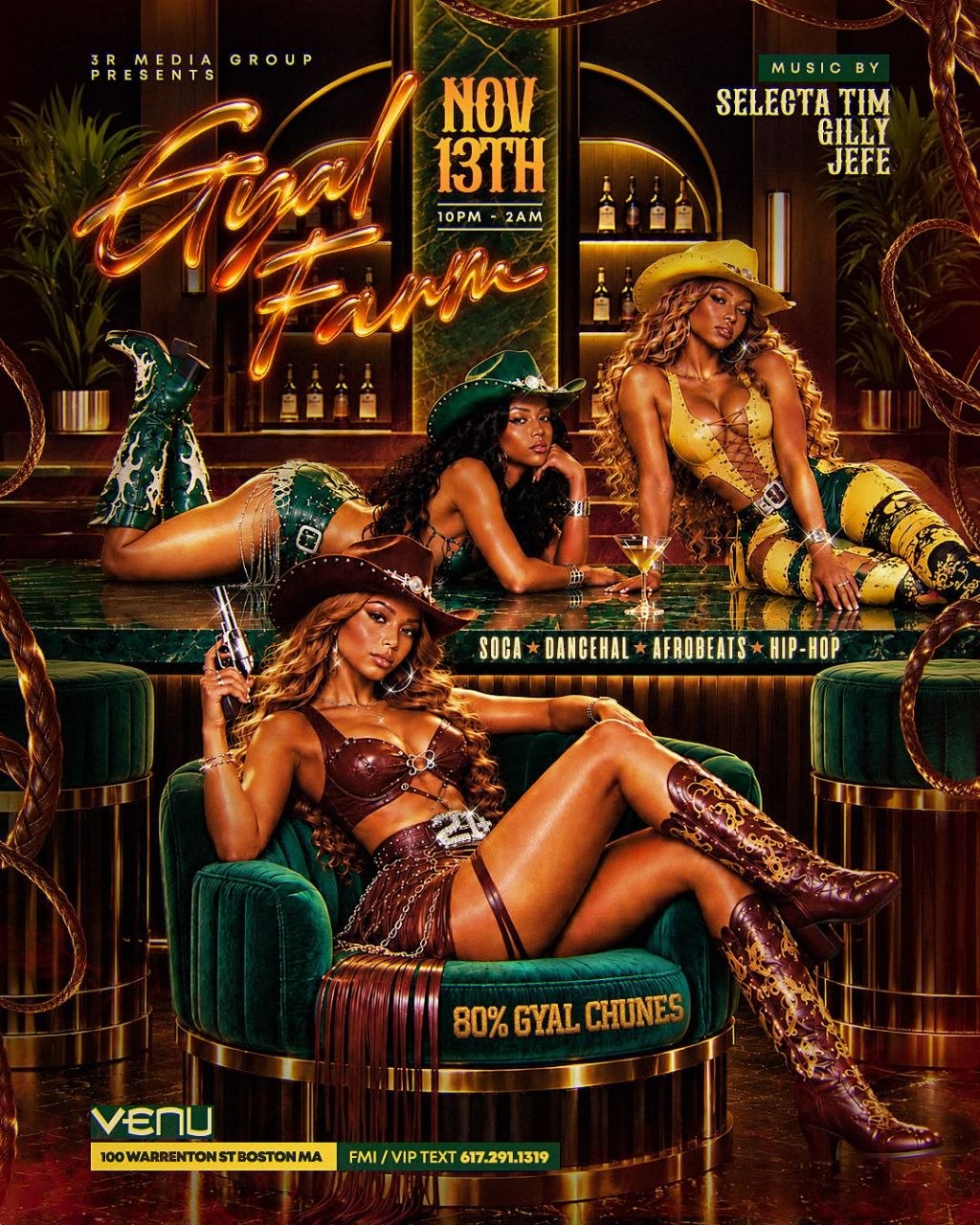Gyal Farm official event flyer